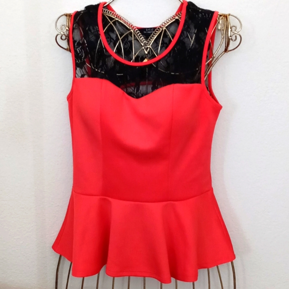Peplum Lace Top